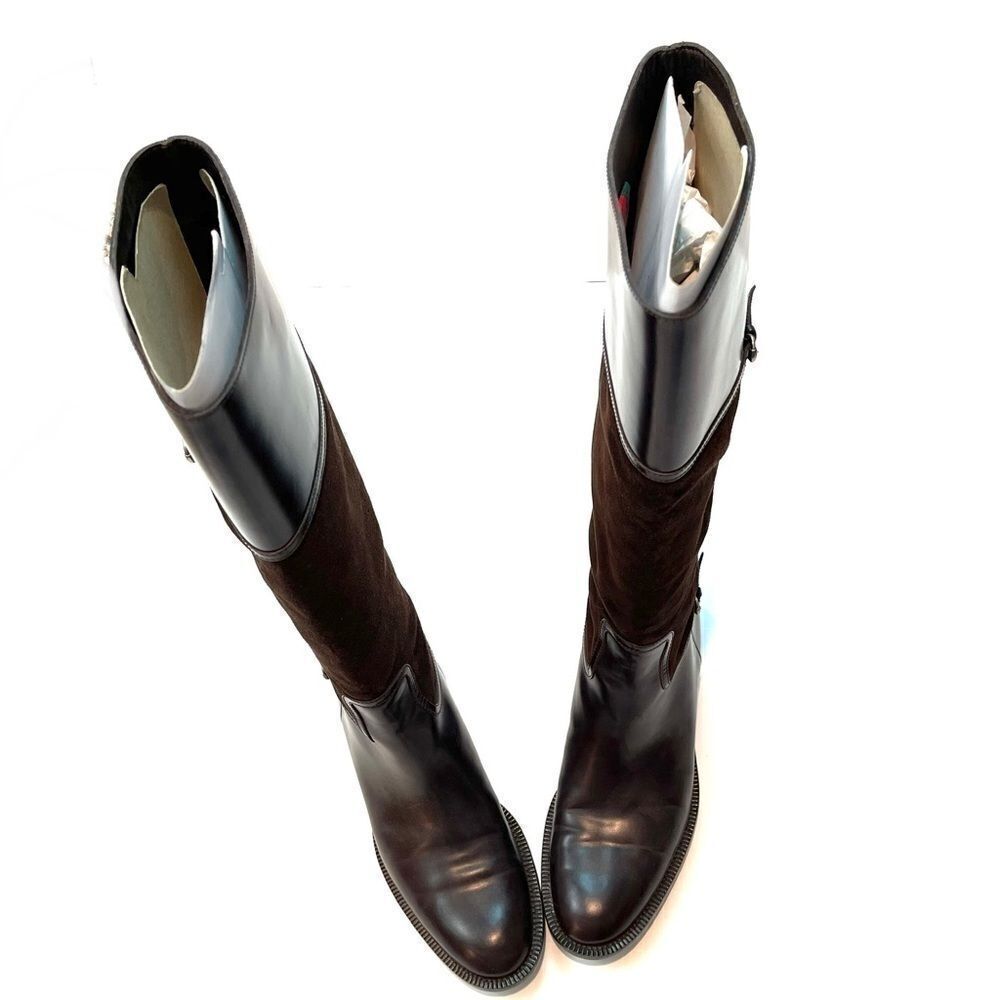 Gucci Suede Leather Riding boots, like new - Picture 2 of 13